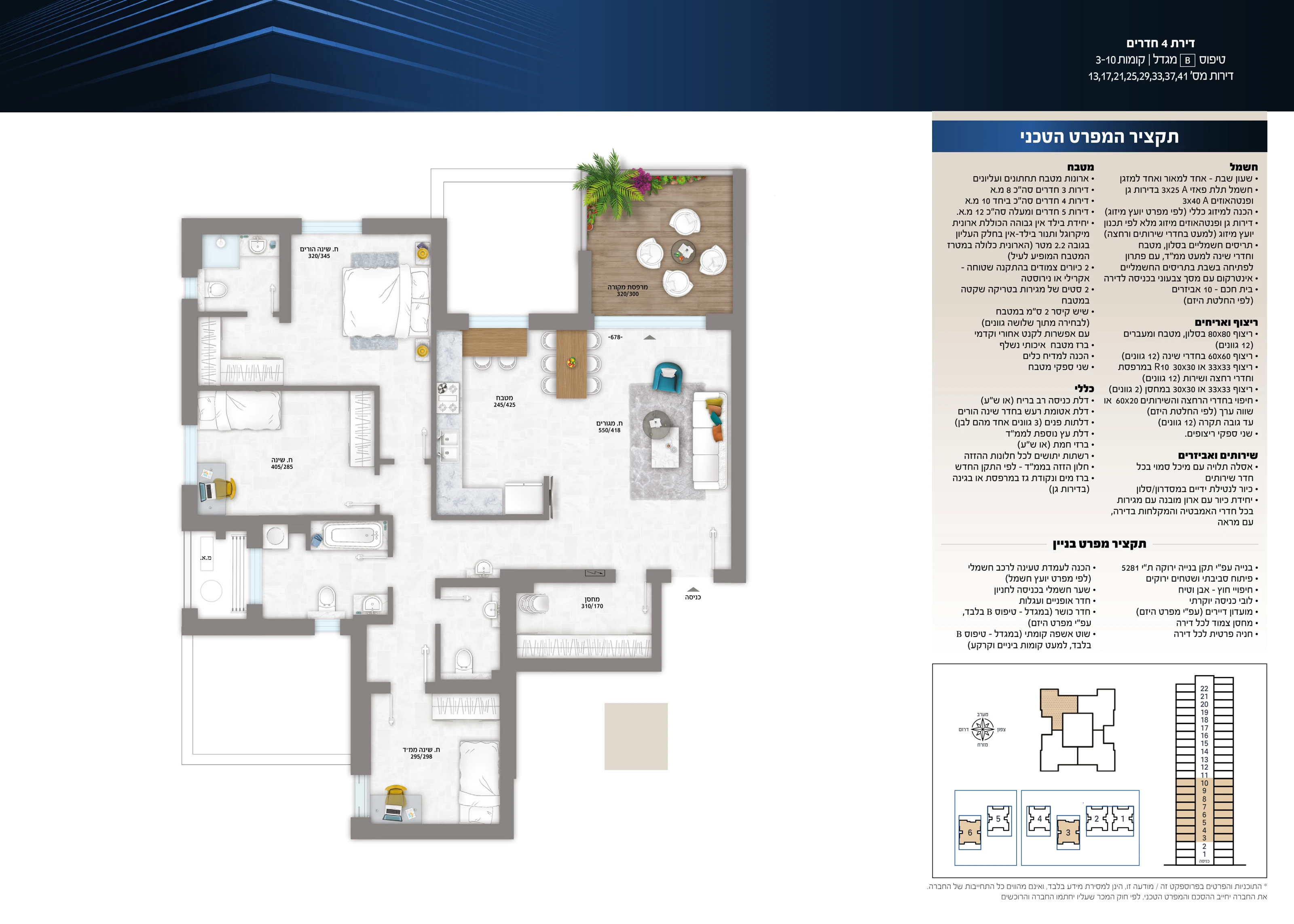 Floor plan 2 - Carmei Gat - SPECIAL