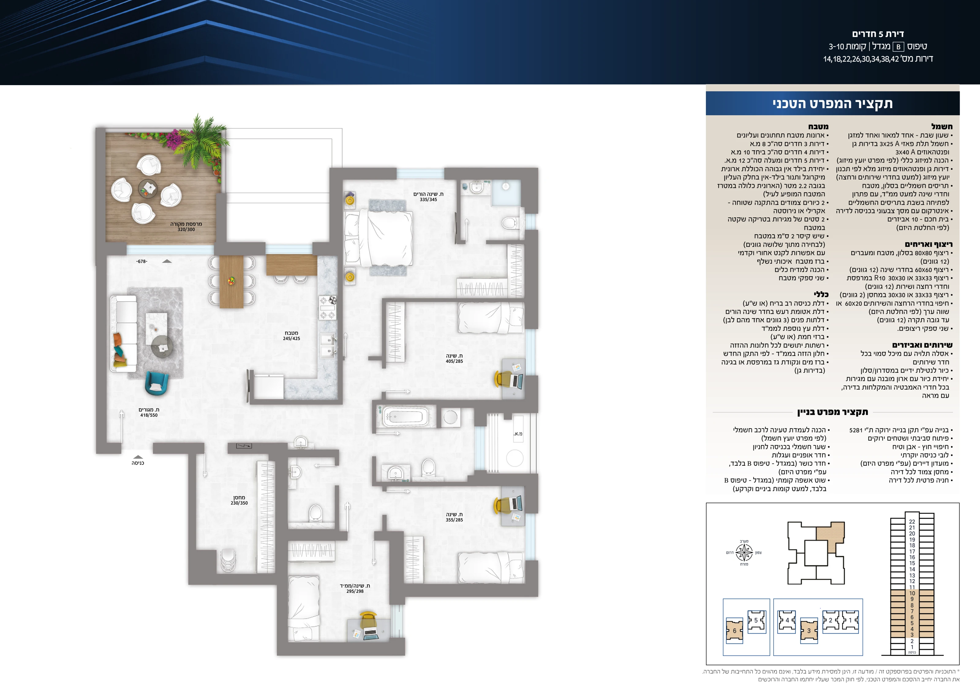 Floor plan 3 - Carmei Gat - SPECIAL